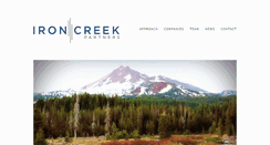 Desktop Screenshot of ironcreek.com