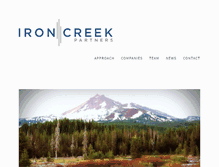 Tablet Screenshot of ironcreek.com